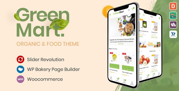 GreenMart v2.4.3 - Organic & Food WooCommerce WordPress Theme