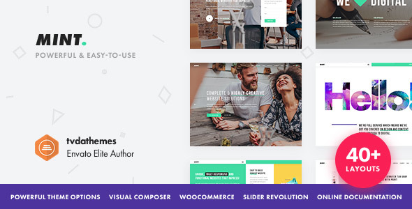 Mint v2.0.5 - Creative Multi-Purpose WordPress Theme