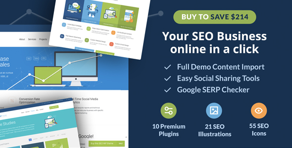 SEO WP v1.9.6 - Online Marketing, SEO, Social Media Agency