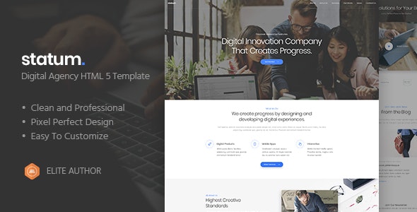 Statum v1.0 - Business & Agency HTML5 Template