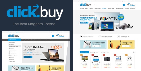 ClickBuy v1.4 - Magento2 Responsive Digital Theme
