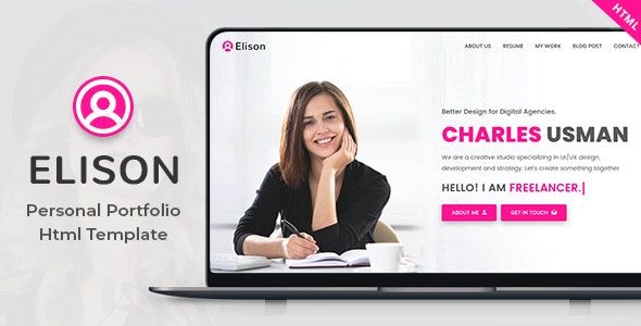Elison v1.0 - Portfolio HTML Template