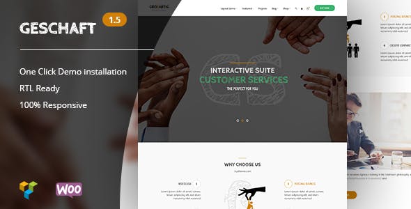 Geschaft v1.5 - Business WooCommerce WordPress Theme
