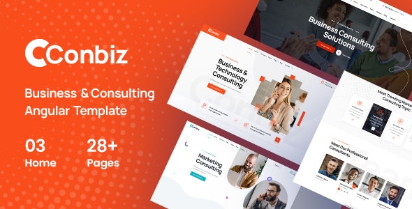 Conbiz v1.0 - Consultancy & Business Angular Template