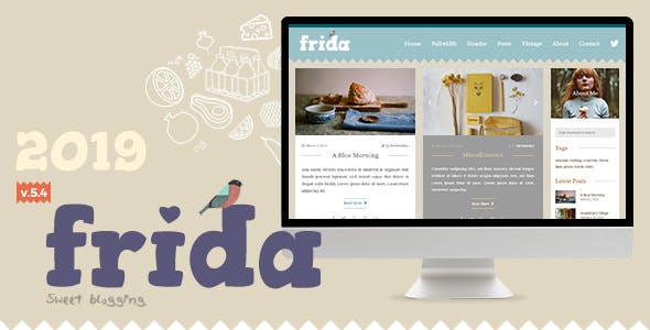 Frida v5.4.2 - A Sweet & Classic Blog Theme