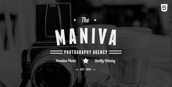 Maniva v1.0 - Photography Agency HTML Template