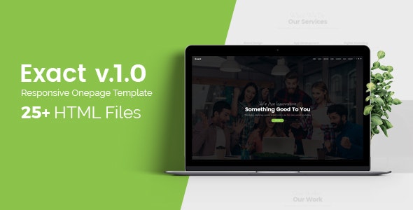 Exact v1.0 - Multipurpose Responsive Onepage Template