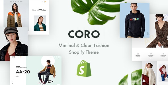 CORO v1.0.0 - Minimal & Clean Fashion Shopify Theme