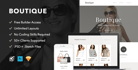Download Boutique – Responsive Email + Themebuilder Access | Free Nulled Scripts