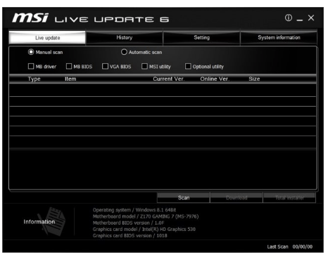 Download MSI Live Update 6.2.0.72 [Latest]