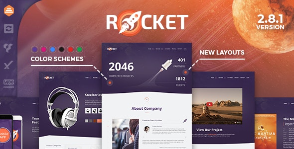 Rocket v2.9.0 - Creative Multipurpose WordPress Theme