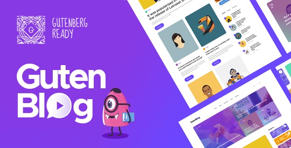 Gutenblog v1.2 - Modern Blog WordPress Theme