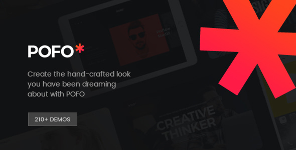 Pofo v1.2.2 - Creative Portfolio and Blog WordPress Theme