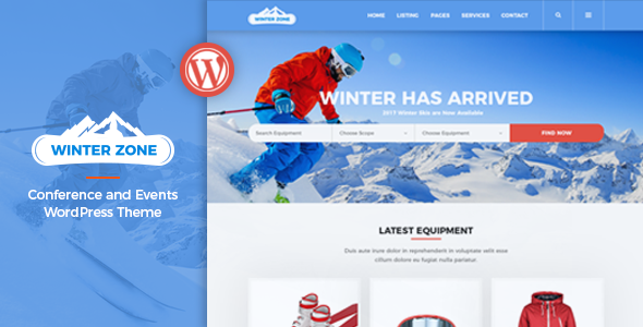 WinterZone v1.3 - Ski & Winter Sports WordPress Theme