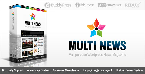 Multinews v2.6.10 - Multi-purpose Wordpress News, Magazine