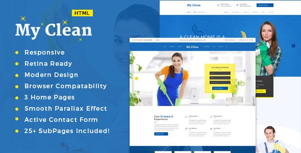 MyClean v1.0 - Cleaning Company HTML5 Responsive Template