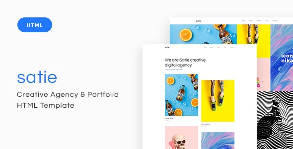 Satie v1.0 - Creative Agency & Portfolio HTML Template