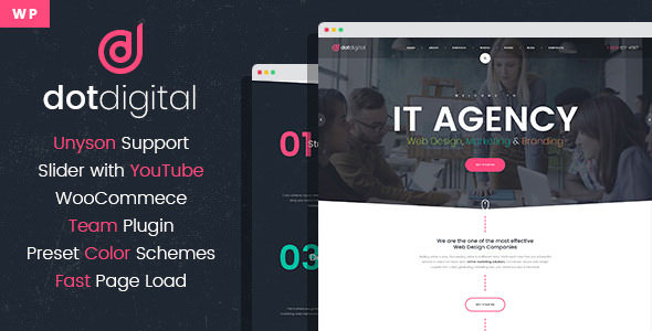 Download DotDigital v1.0.0 – Web Design Agency WordPress Theme | Free Nulled Scripts