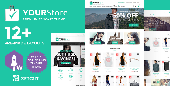 YourStore - Premium Zencart Theme