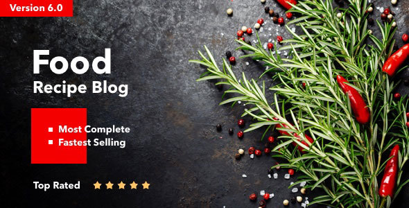 Neptune v6.3.2 - Theme for Food Recipe Bloggers & Chefs