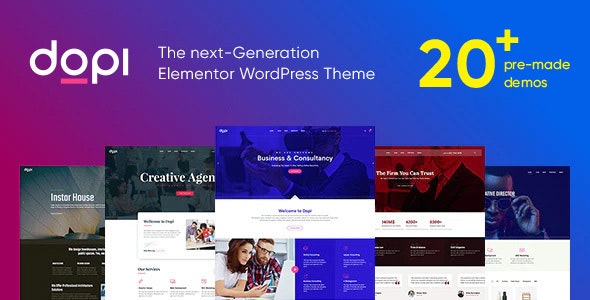 Dopi v1.2.2 - Elementor MultiPurpose WordPress Theme