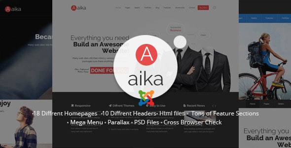 Download Aaika v8.0 – Responsive Multipurpose Joomla Template | Free Nulled Scripts