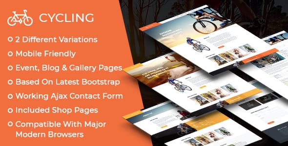 Cycling v1.0.1 - Multipurpose Responsive HTML Template
