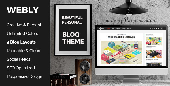 Webly v1.4 - WordPress Blog Theme