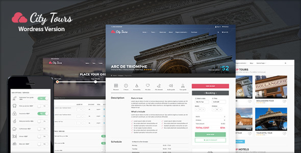 CityTours v3.2.3 - Hotel & Tour Booking WordPress Theme