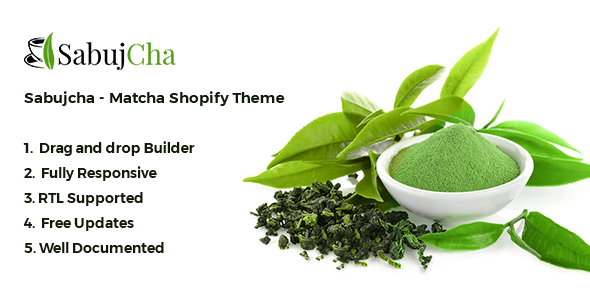 Download Sabujcha – Matcha Shopify Theme | Free Nulled Scripts