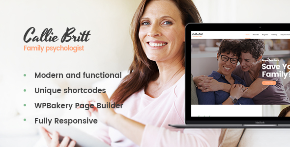 Callie Britt v1.0 - Family Counselling Psychology Theme