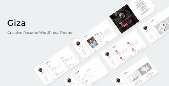 Giza v1.0.0 - Creative Resume WordPress Theme