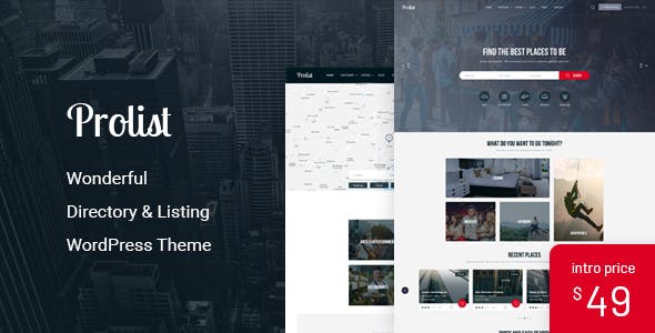 Prolist v1.17 - Directory & Listing WordPress Theme