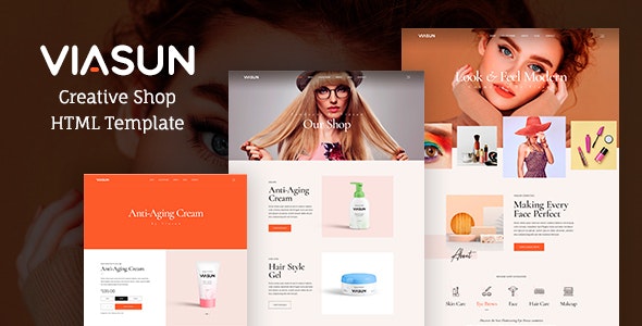 Viasun v1.0 - Creative Cosmetic Store HTML