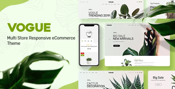 Vogue v1.0 - Plant Store Prestashop Theme