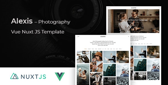 Download Alexis v1.0 – Photography Vue Nuxt JS Template | Free Nulled Scripts