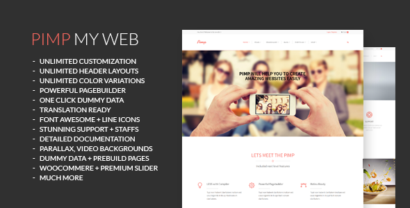 PIMP v1.6.1 - Creative MultiPurpose WordPress Theme