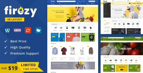 Firezy v1.0 - Multipurpose WooCommerce Theme