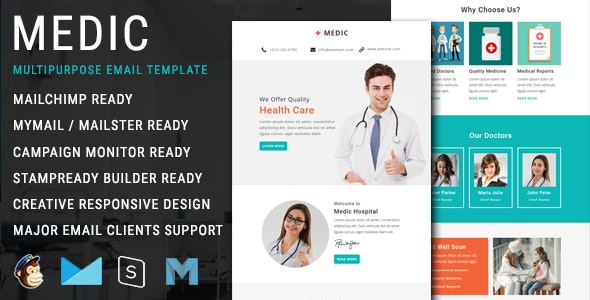 Medic v1.0 - Multipurpose Responsive Email Template