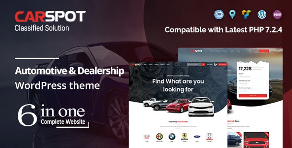 CarSpot v2.2.0 – Automotive Car Dealer Wordpress Classified Theme