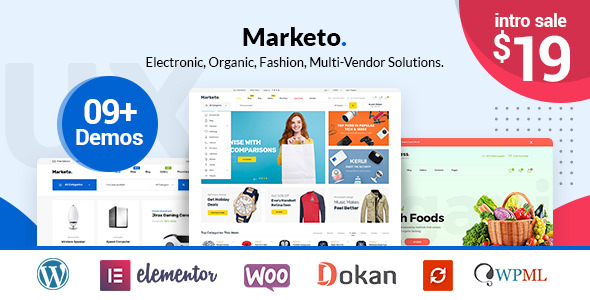 Marketo v1.0.6 - ECommerce & Multivendor Theme