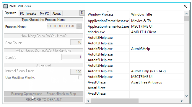 Download NotCPUCores 1.7.3.1 [Latest]