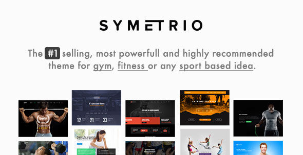 Symetrio v4.9.2 - Gym & Fitness WordPress Theme