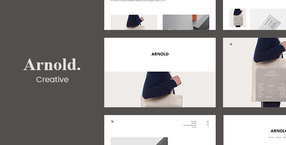 Arnold v1.8.5 - Minimal Portfolio WordPress Theme