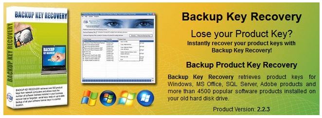 Download Nsasoft Backup Key Recovery 2.2.7.0 Portable [Latest]