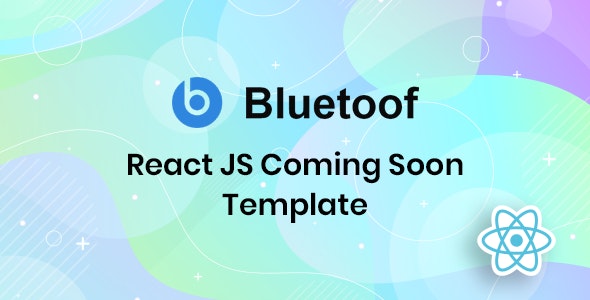 Bluetoof v1.0 - React JS Coming Soon Template