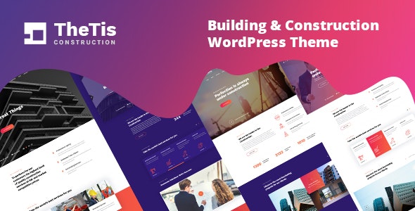 TheTis v1.0.2 – Construction & Architecture WordPress Theme