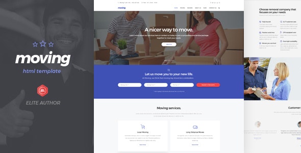 Moving v1.0 - Logistic HTML5 Template