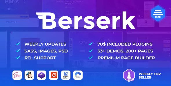 Download Berserk v1.8.9 – Multipurpose & Commerce Template with Page Builder | Free Nulled Scripts