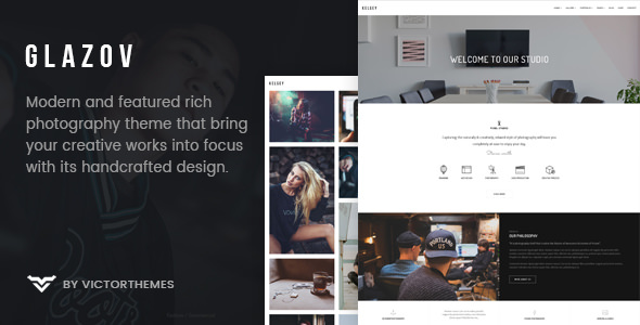 Glazov v1.3 - Photography WordPress Theme
